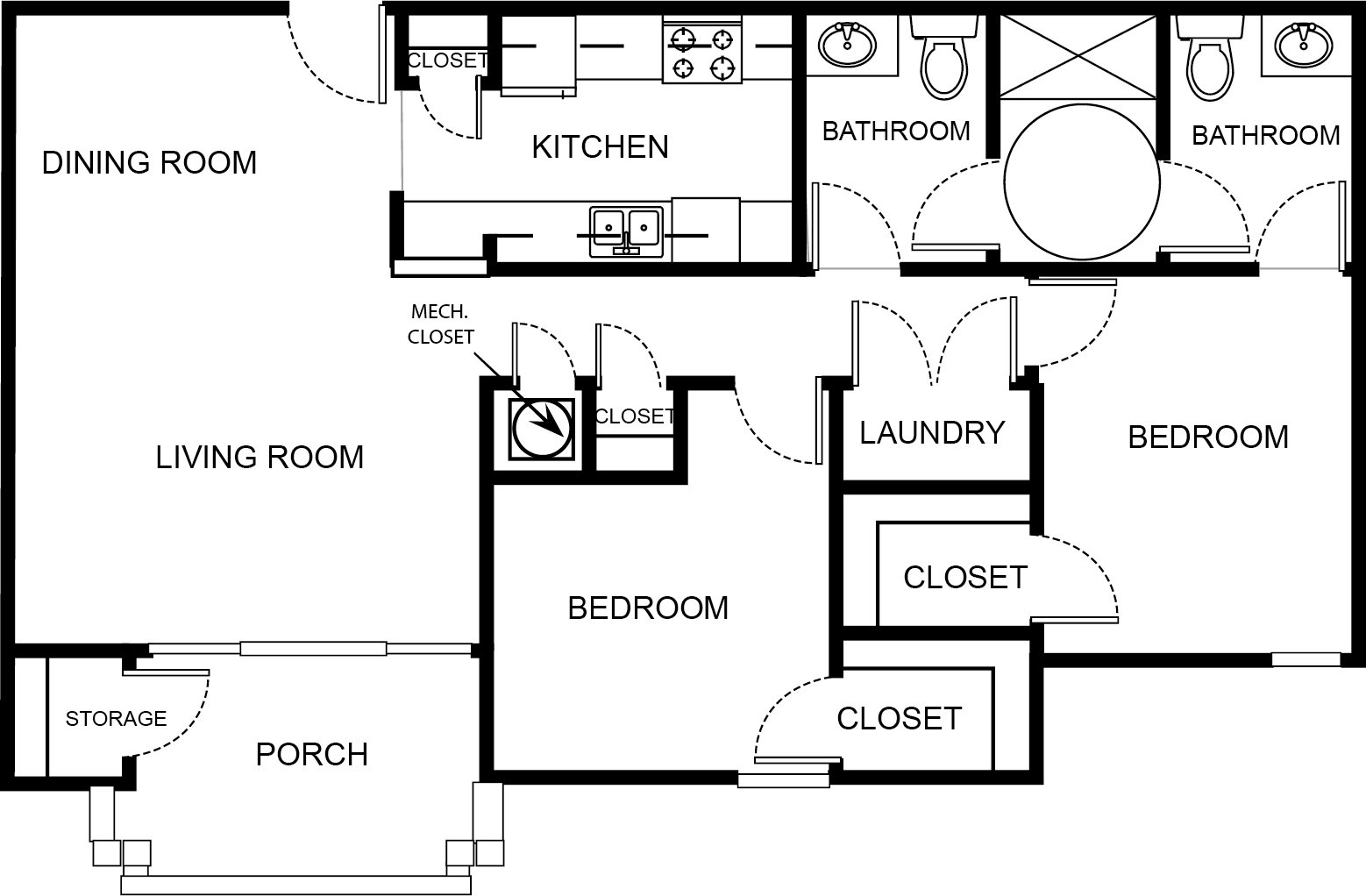 Persimmon floor plan